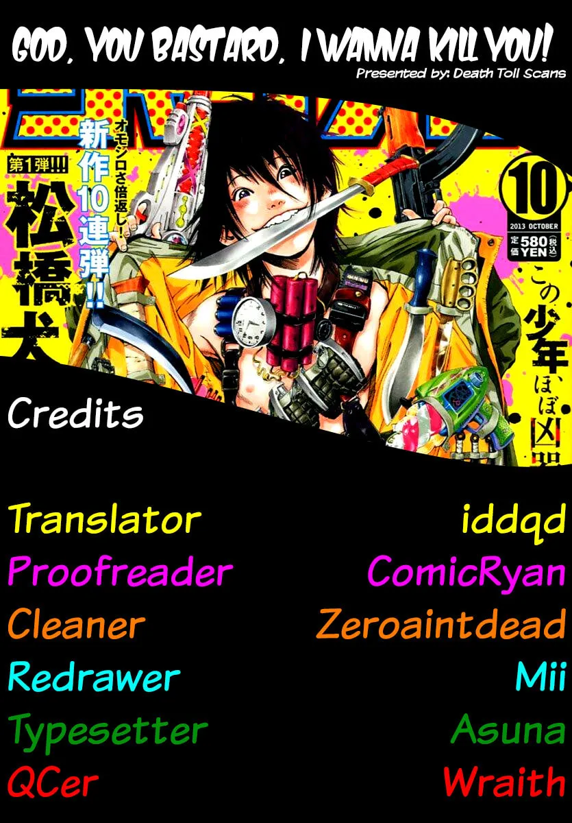 Kamisama, Kisama wo Koroshitai. Chapter 12 page 38 - 