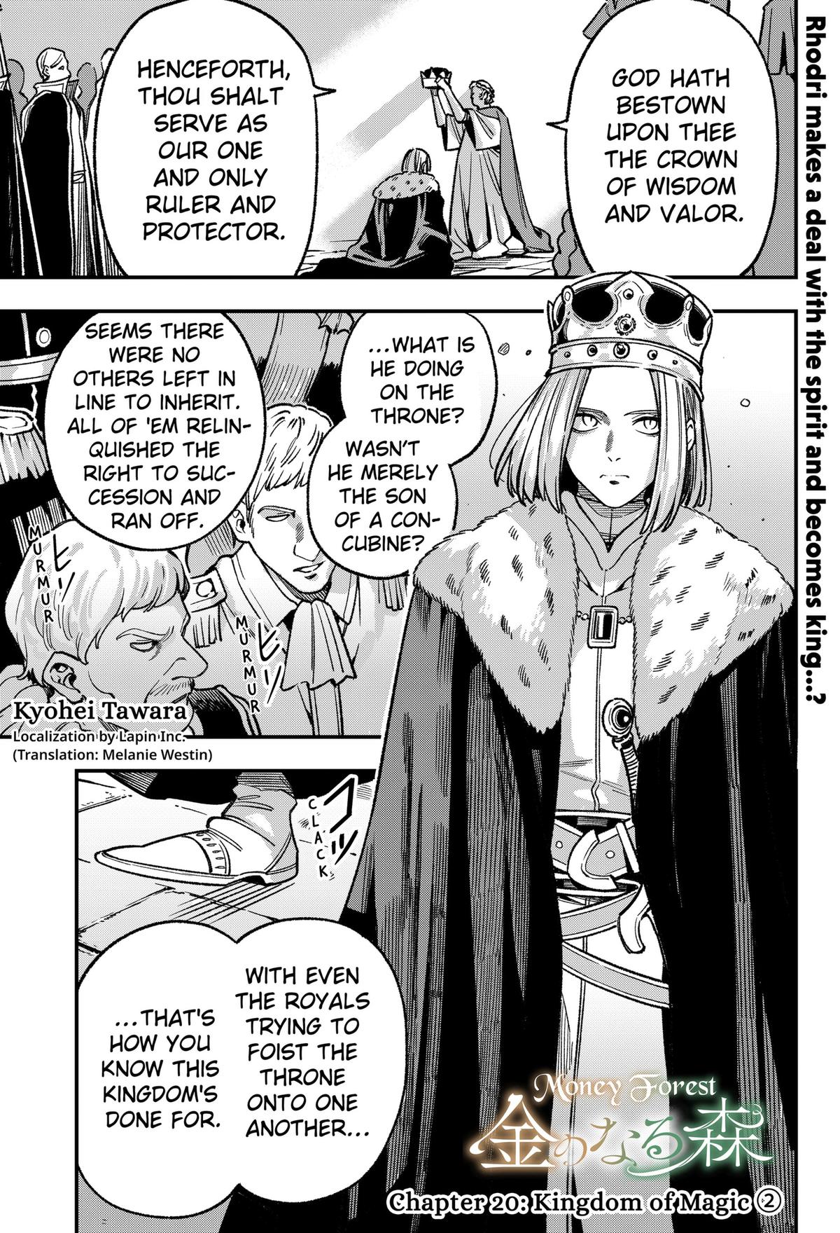 Kane no Naru Mori Chapter 20 page 1 - 