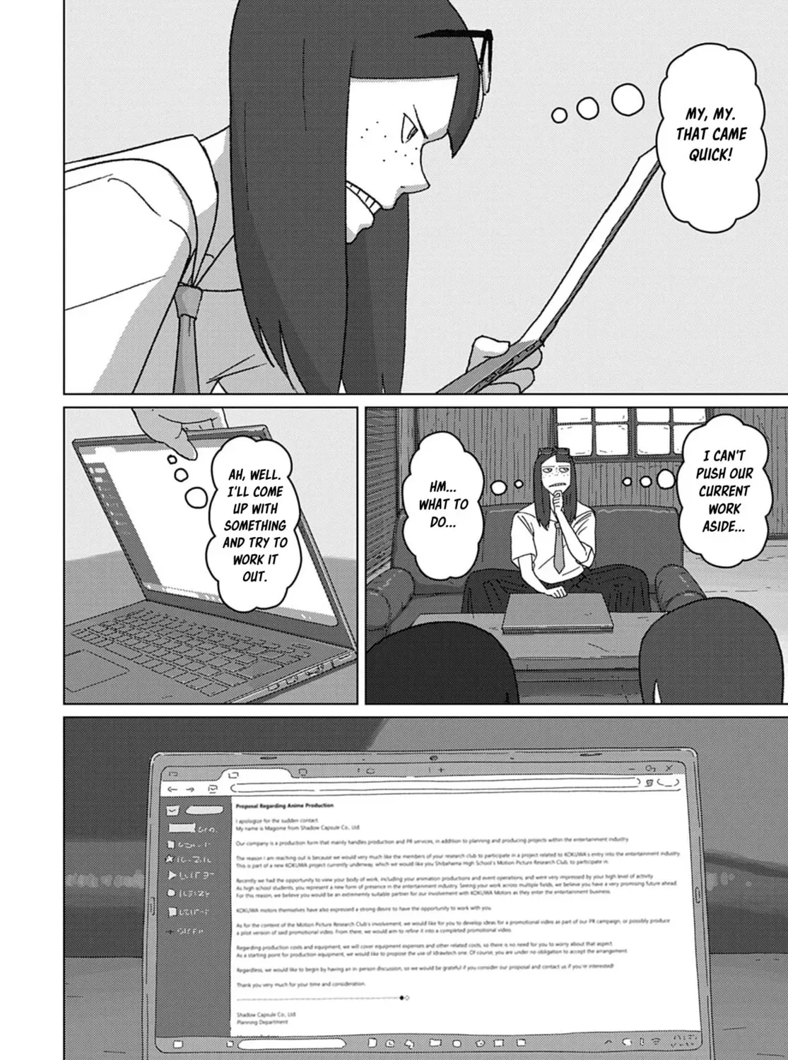 Keep Your Hands Off Eizouken! Chapter 73 page 11 - 