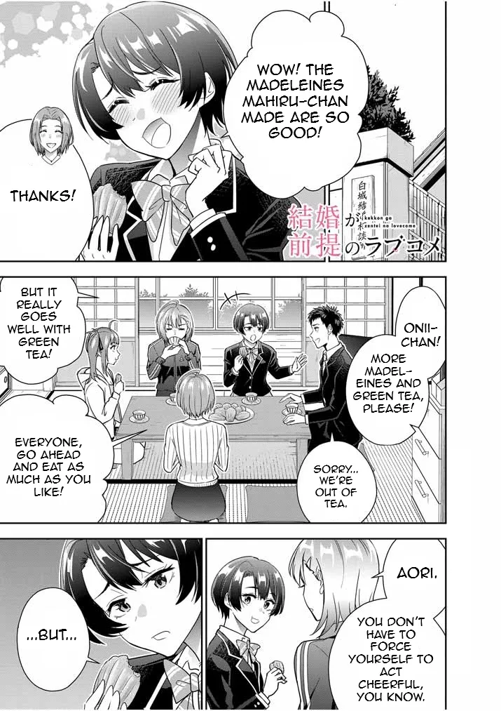 Kekkon ga Zentei no LoveCom Chapter 16 page 1 - 