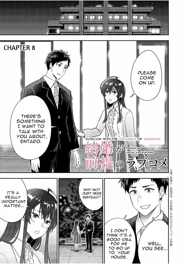 Kekkon ga Zentei no LoveCom Chapter 8 page 1 - 