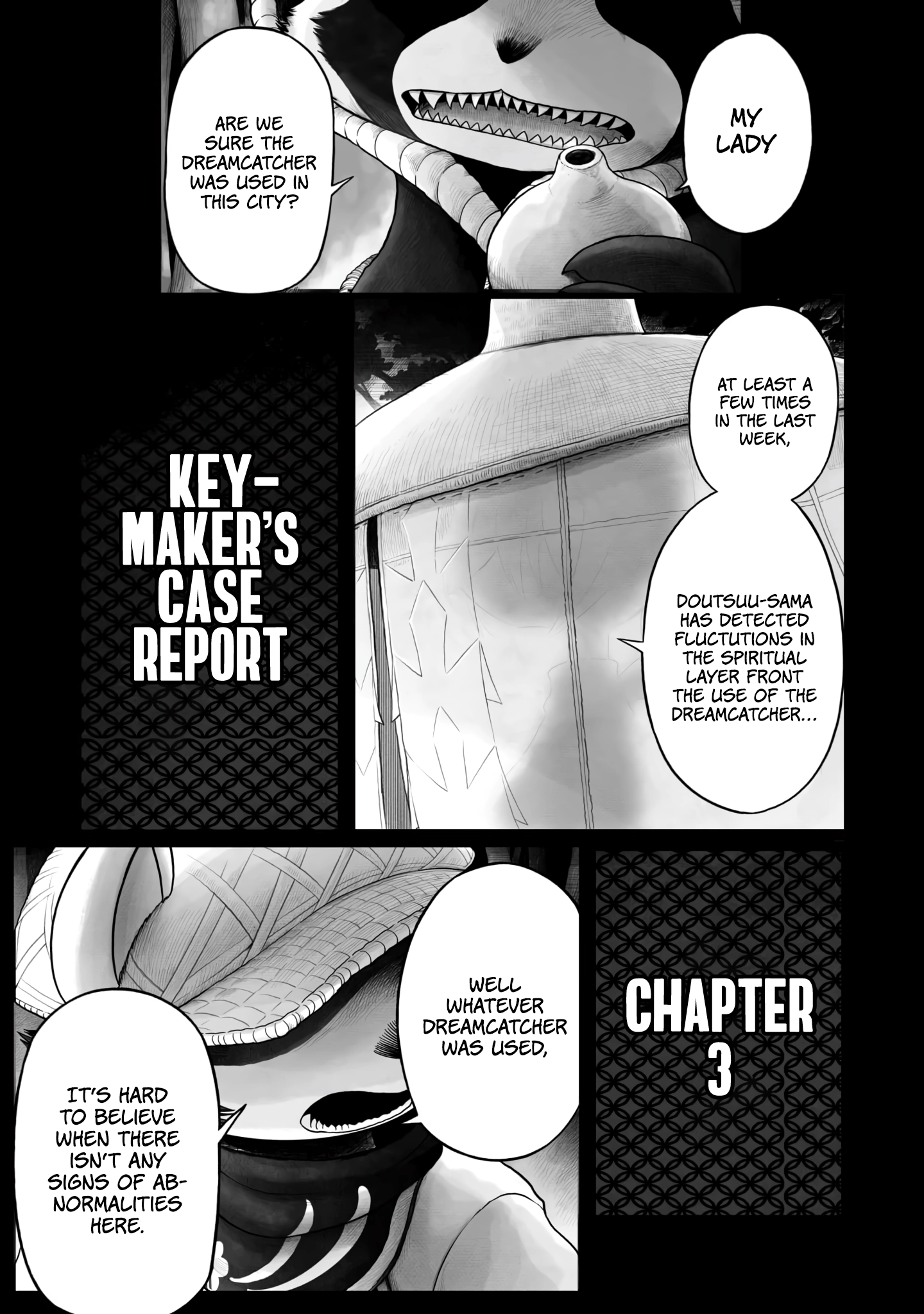 Keymaker's Case Report Chapter 3 page 1 - 