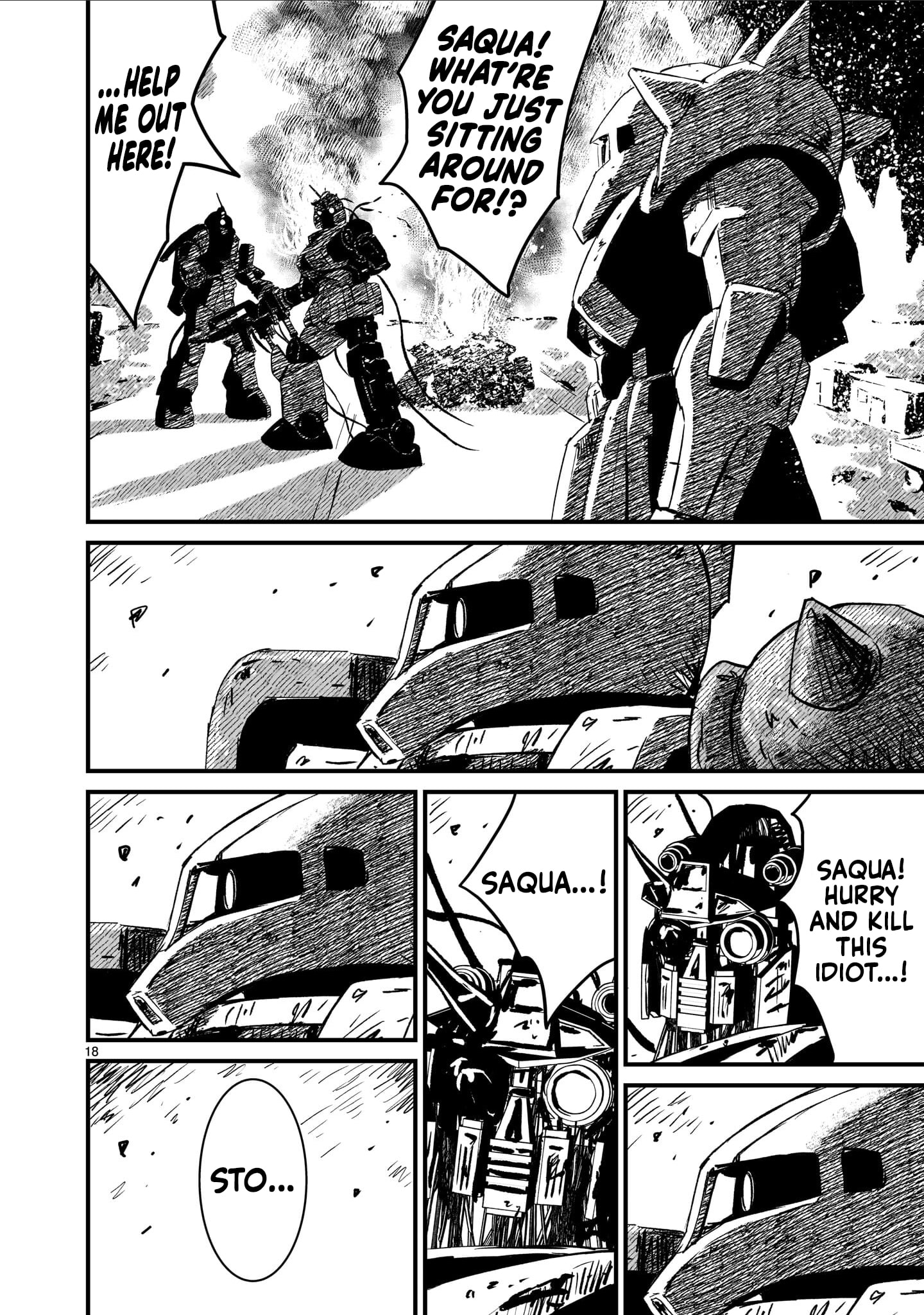 Kidou Senshi Gundam: Flanagan Boon Senki Chapter 35 page 18 - 