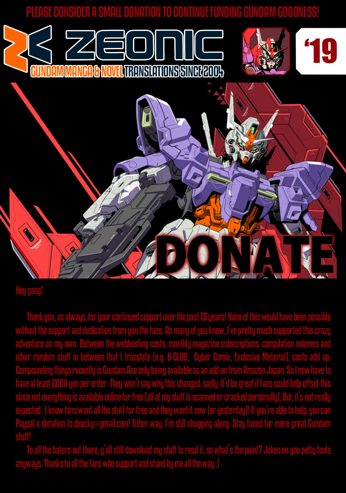 Kidou Senshi Gundam NT Chapter 3 page 1 - 