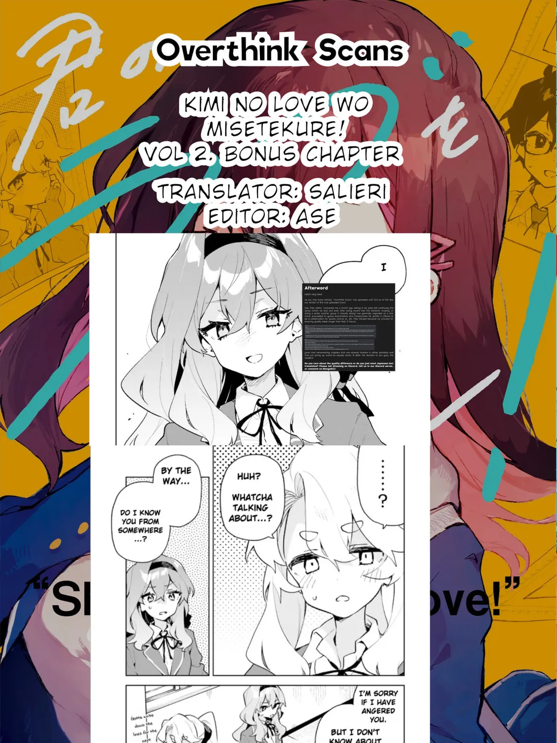 Kimi no Love wo Misetekure! Chapter 13.9 page 15 - 