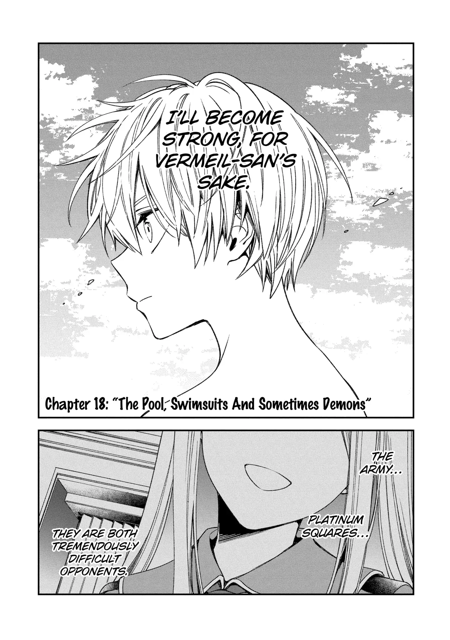 Kinsou no Vermeil ~Gakeppuchi Majutshi wa Saikyou no Yakusai to Mahou Sekai wo Tsukisusumu~ Chapter 18.1 page 1 - 