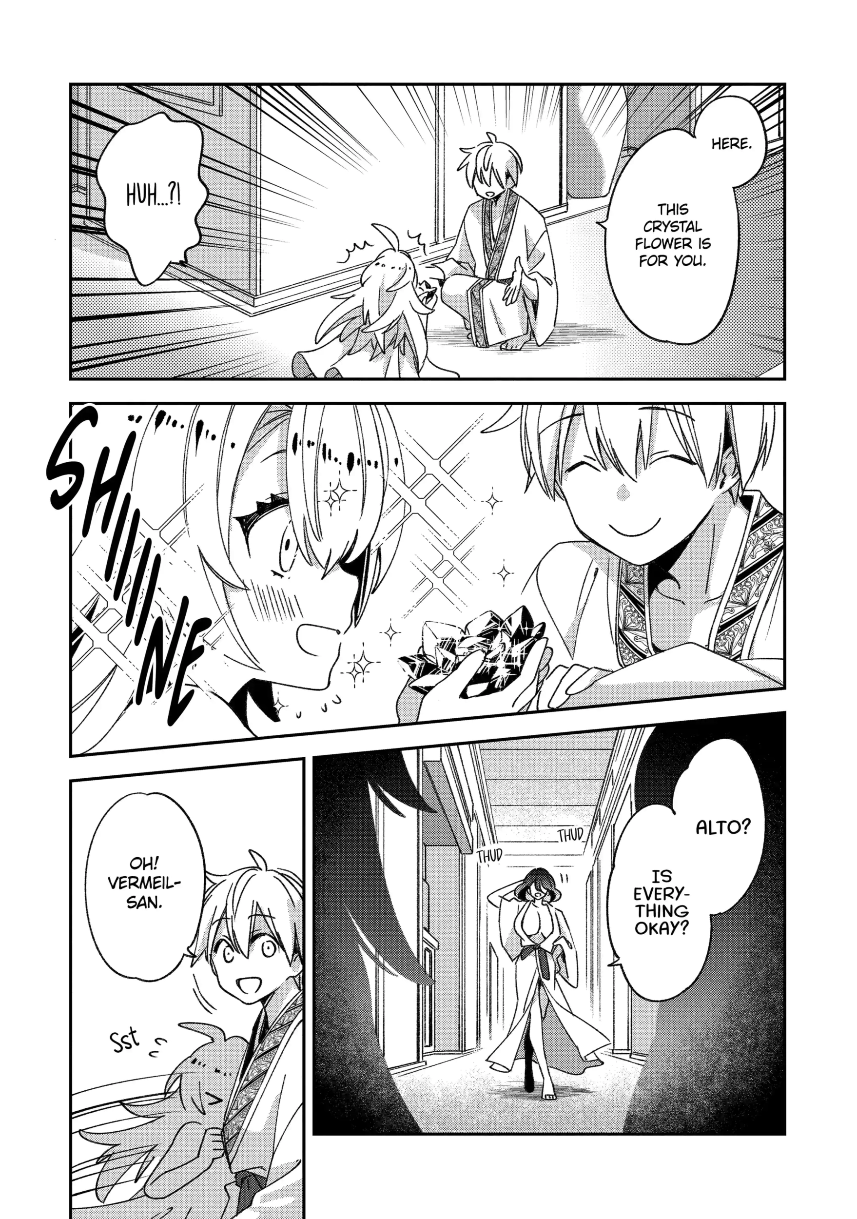 Kinsou no Vermeil ~Gakeppuchi Majutshi wa Saikyou no Yakusai to Mahou Sekai wo Tsukisusumu~ Chapter 20.5 page 8 - 