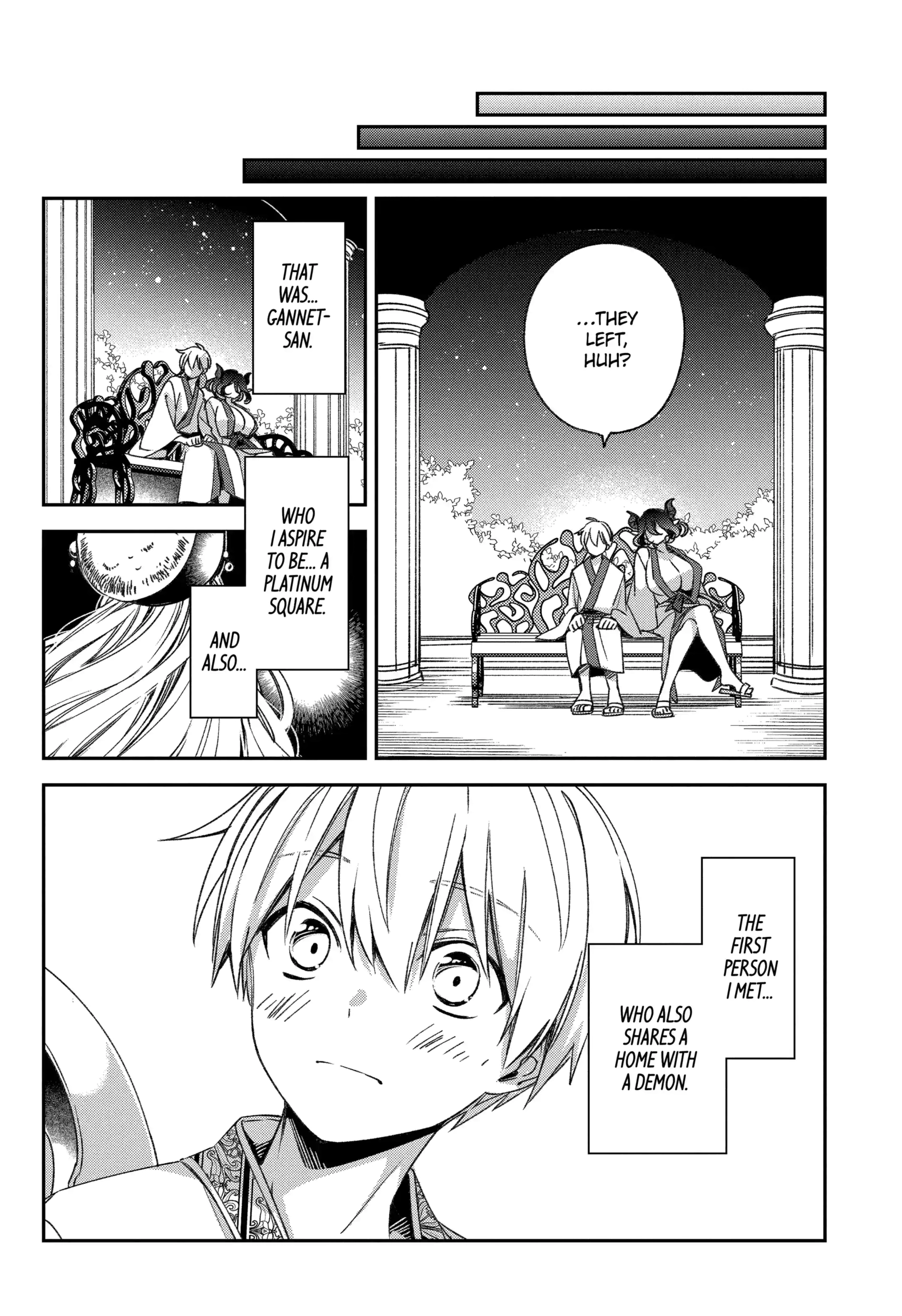 Kinsou no Vermeil ~Gakeppuchi Majutshi wa Saikyou no Yakusai to Mahou Sekai wo Tsukisusumu~ Chapter 21.4 page 1 - 