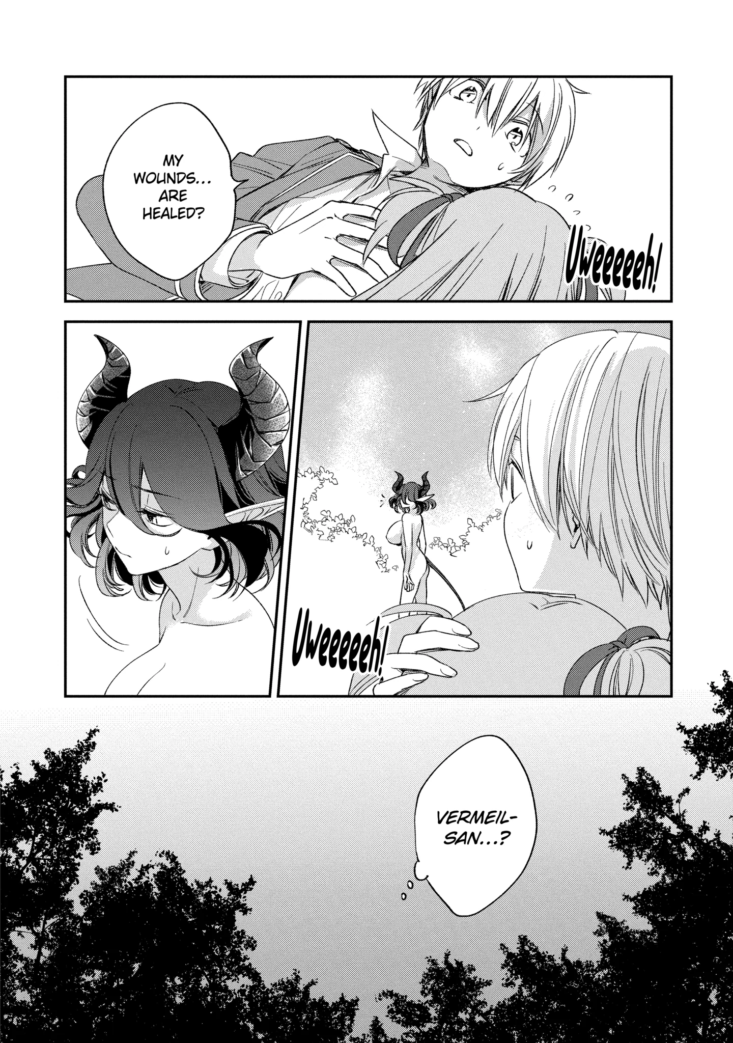 Kinsou no Vermeil ~Gakeppuchi Majutshi wa Saikyou no Yakusai to Mahou Sekai wo Tsukisusumu~ Chapter 9.5 page 8 - 