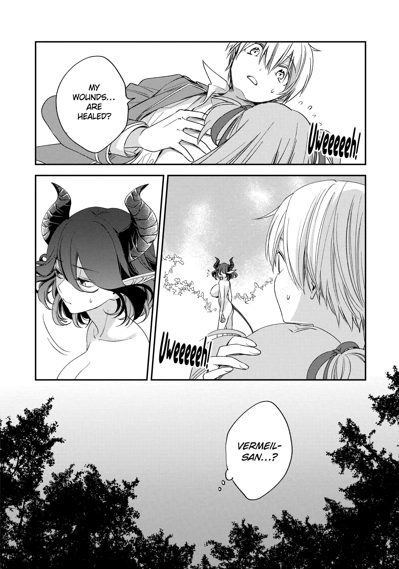 Kinsou no Vermeil ~Gakeppuchi Majutshi wa Saikyou no Yakusai to Mahou Sekai wo Tsukisusumu~ Chapter 9 page 48 - 
