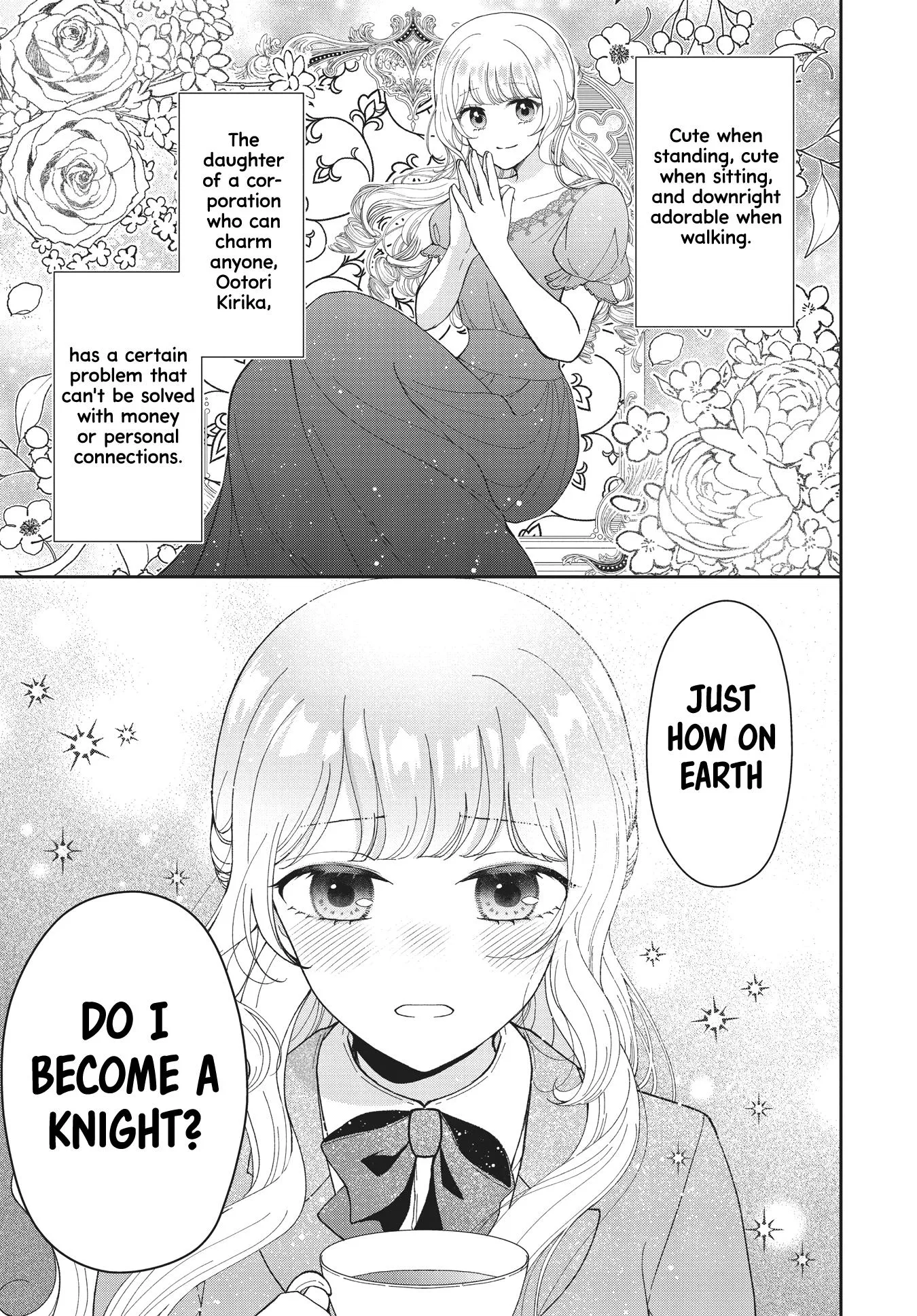 Kirika-sama wa Kishi ni Naritai Chapter 1 page 1 - 