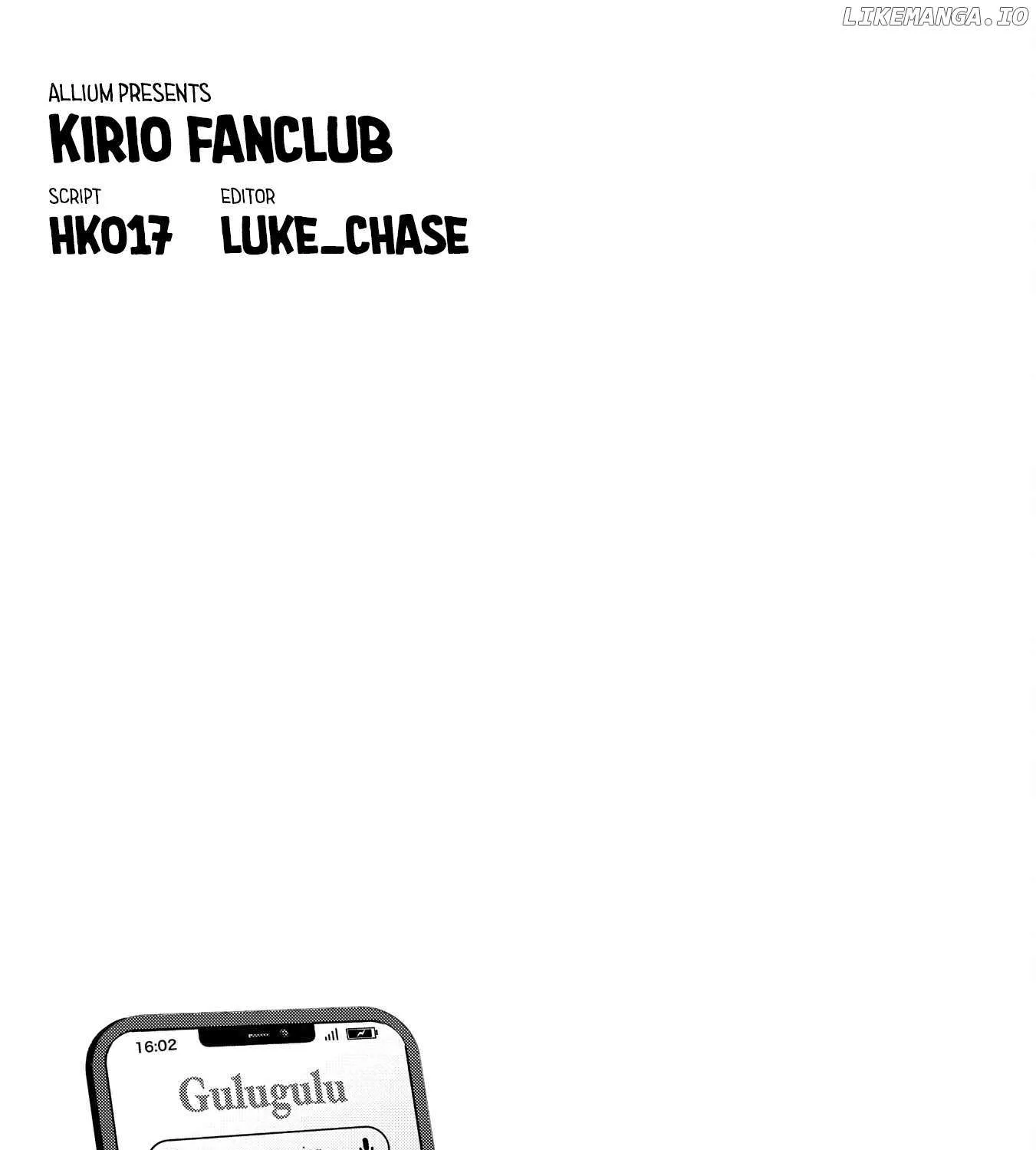 Kirio Fanclub Chapter 11 page 33 - 