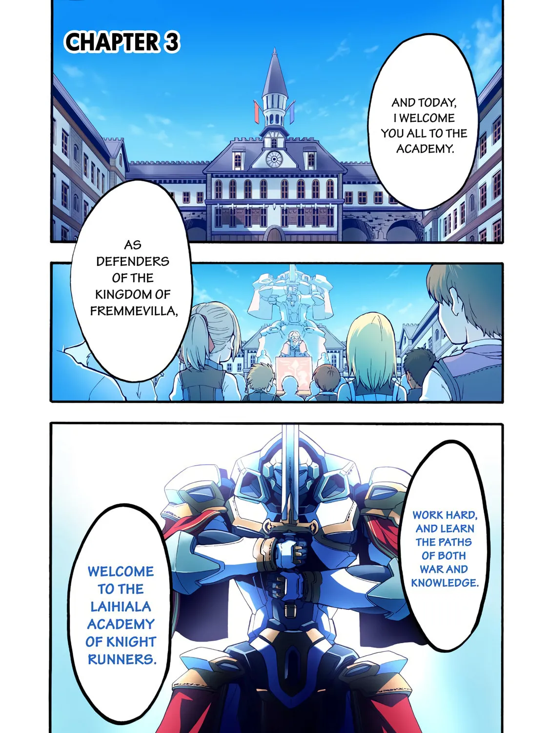 Knight's & Magic Chapter 3 page 1 - 