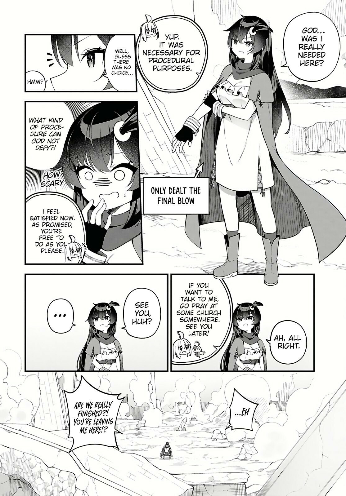 Knock Yourself Out!: The Goddess Beat the Final Boss in the Tutorial, So Now I'm Free to Do Whatever Chapter 1 page 15 - 