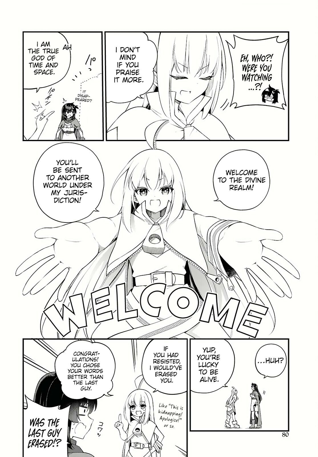 Knock Yourself Out!: The Goddess Beat the Final Boss in the Tutorial, So Now I'm Free to Do Whatever Chapter 1 page 8 - 