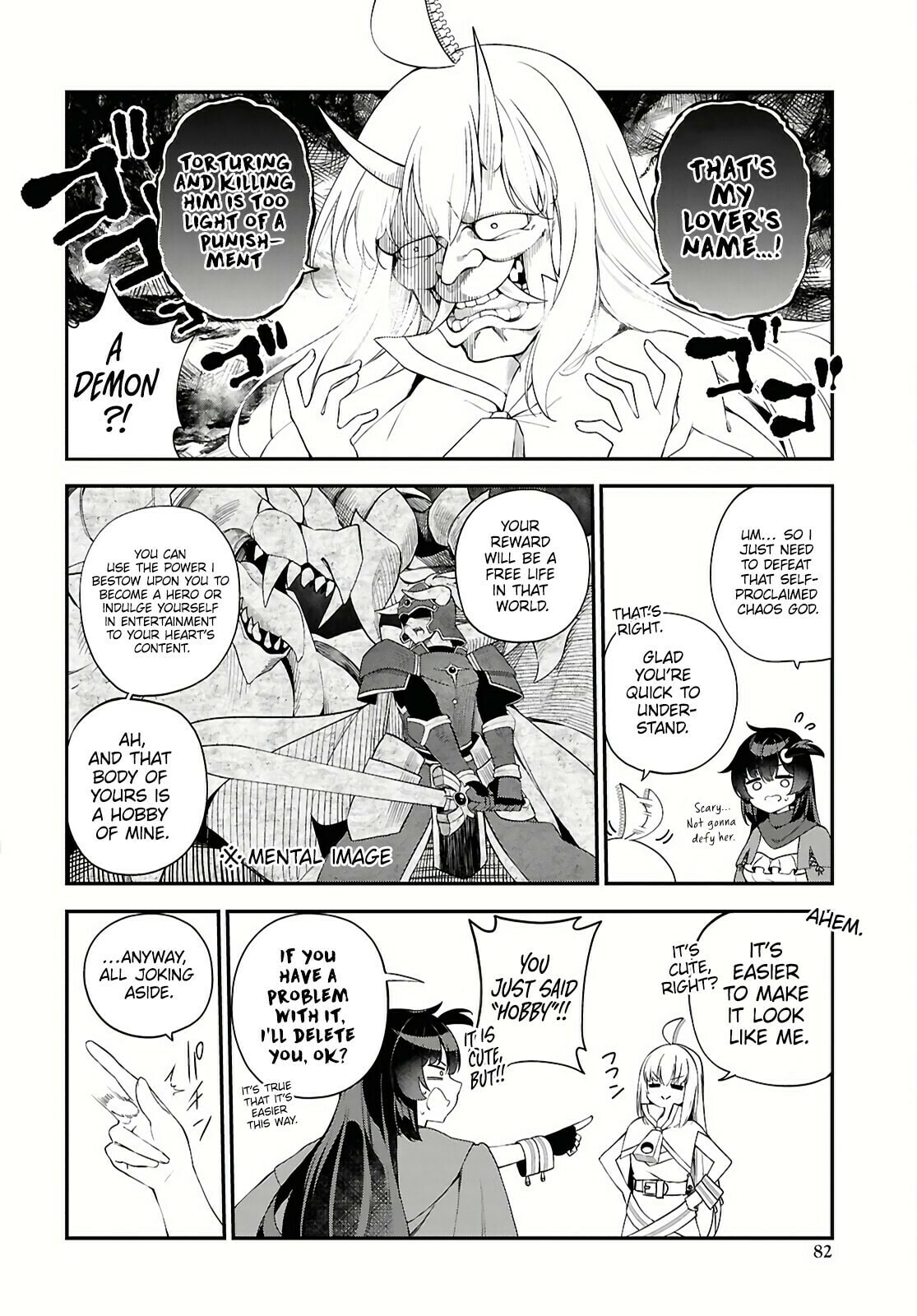 Knock Yourself Out!: The Goddess Beat the Final Boss in the Tutorial, So Now I'm Free to Do Whatever Chapter 1 page 10 - 