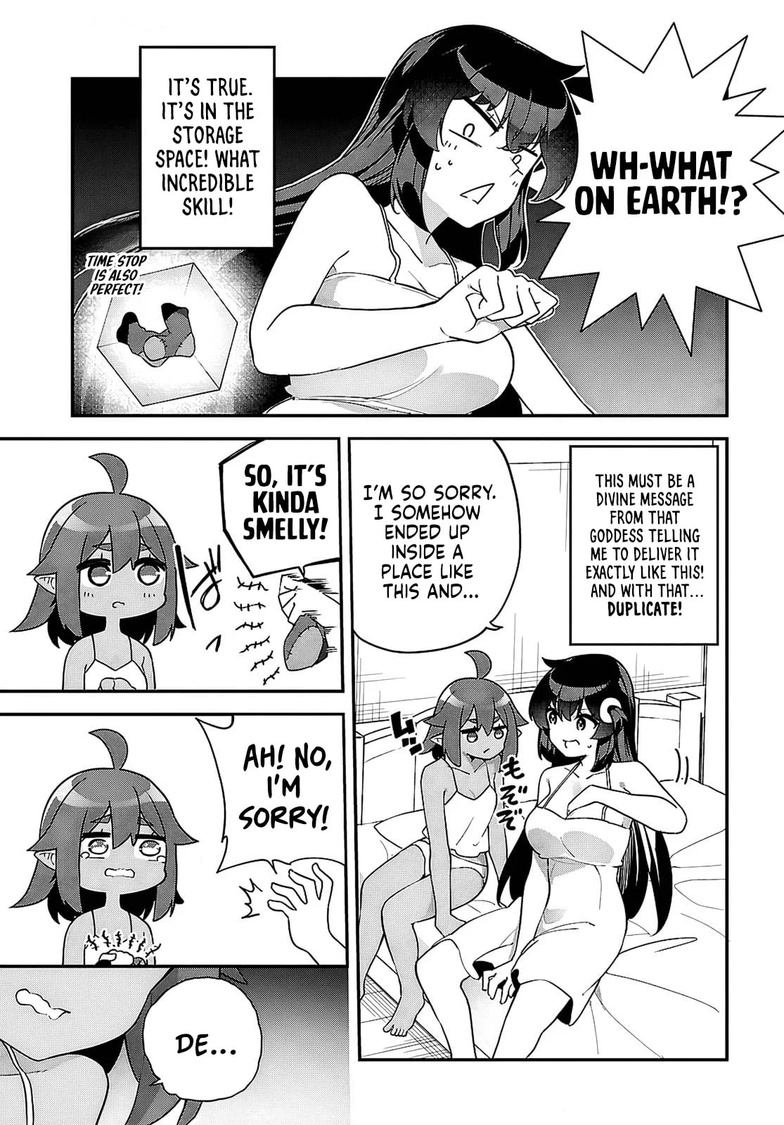 Knock Yourself Out!: The Goddess Beat the Final Boss in the Tutorial, So Now I'm Free to Do Whatever Chapter 12 page 4 - 