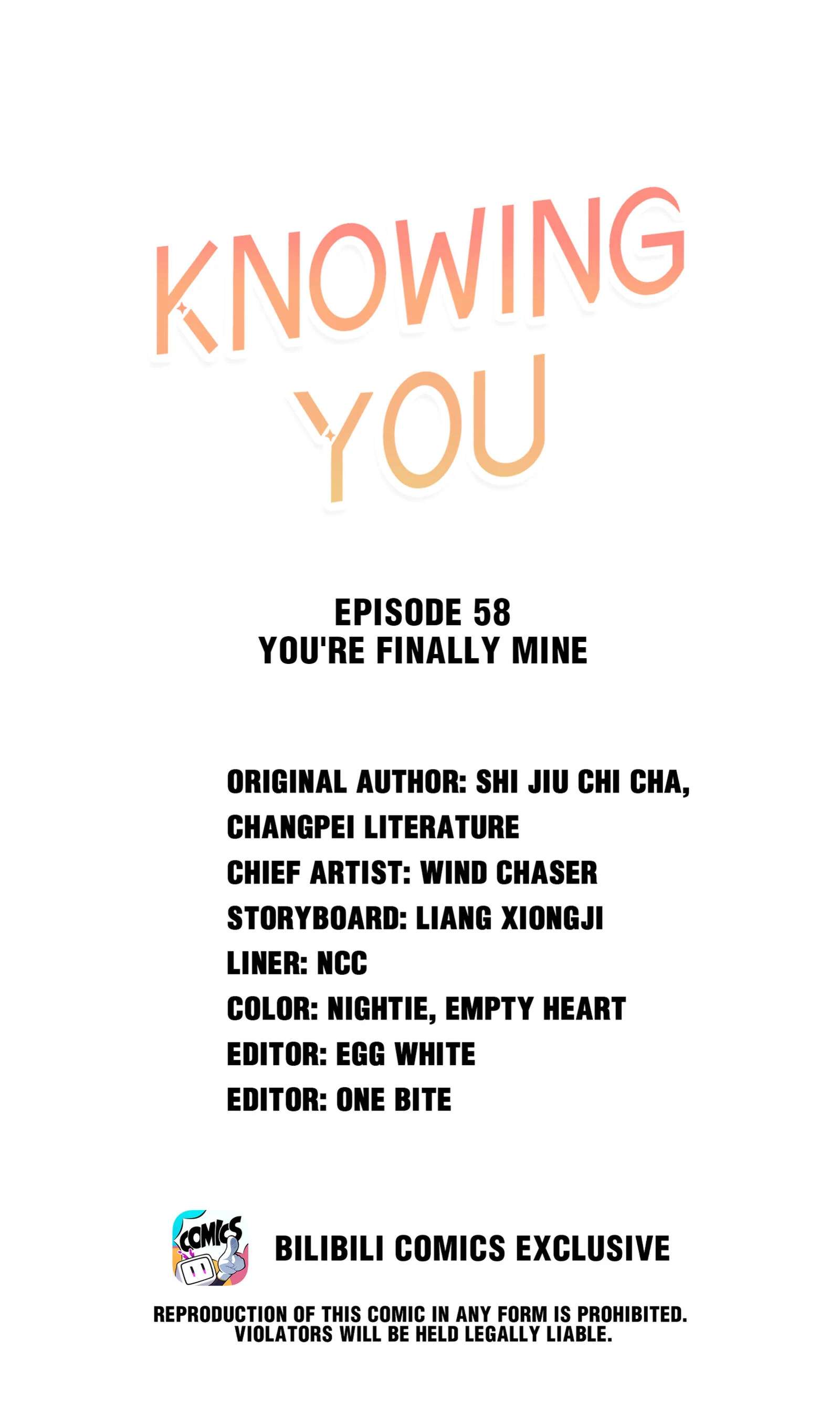 Knowing You Chapter 58 page 1 - 