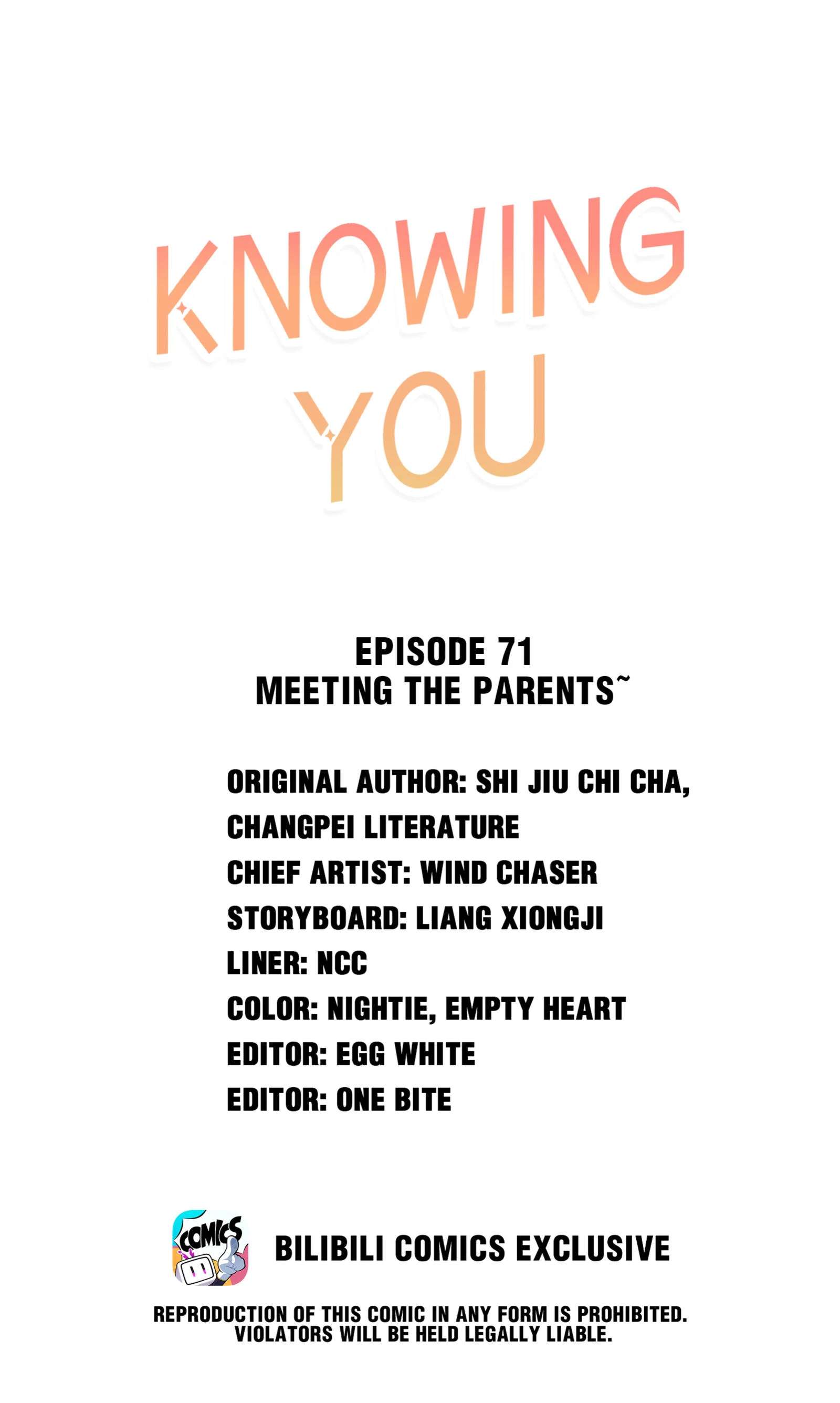 Knowing You Chapter 71 page 1 - 