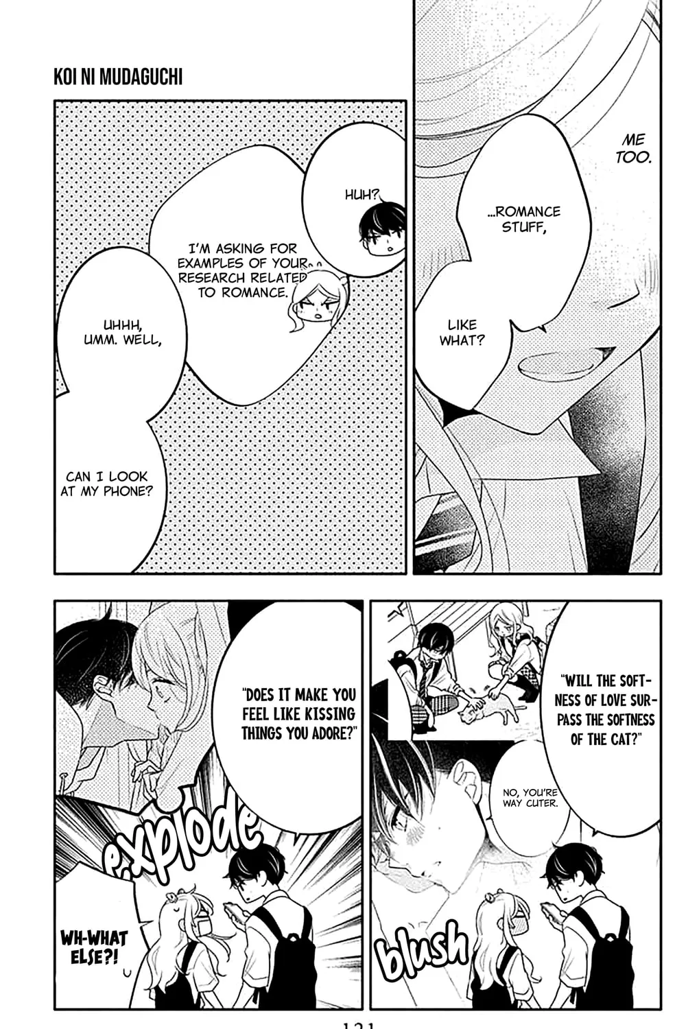 Koi ni Mudaguchi Chapter 39 page 33 - 
