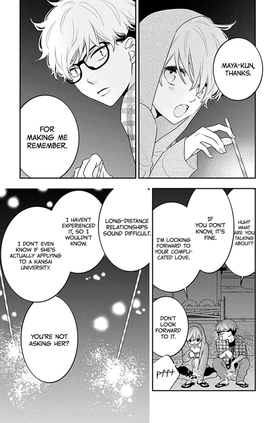 Koi ni Mudaguchi Chapter 43 page 17 - 