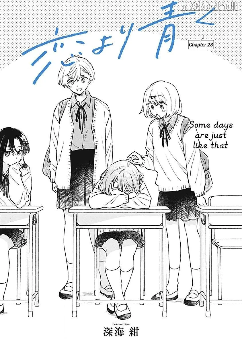 Koi yori Aoku Chapter 28 page 1 - 