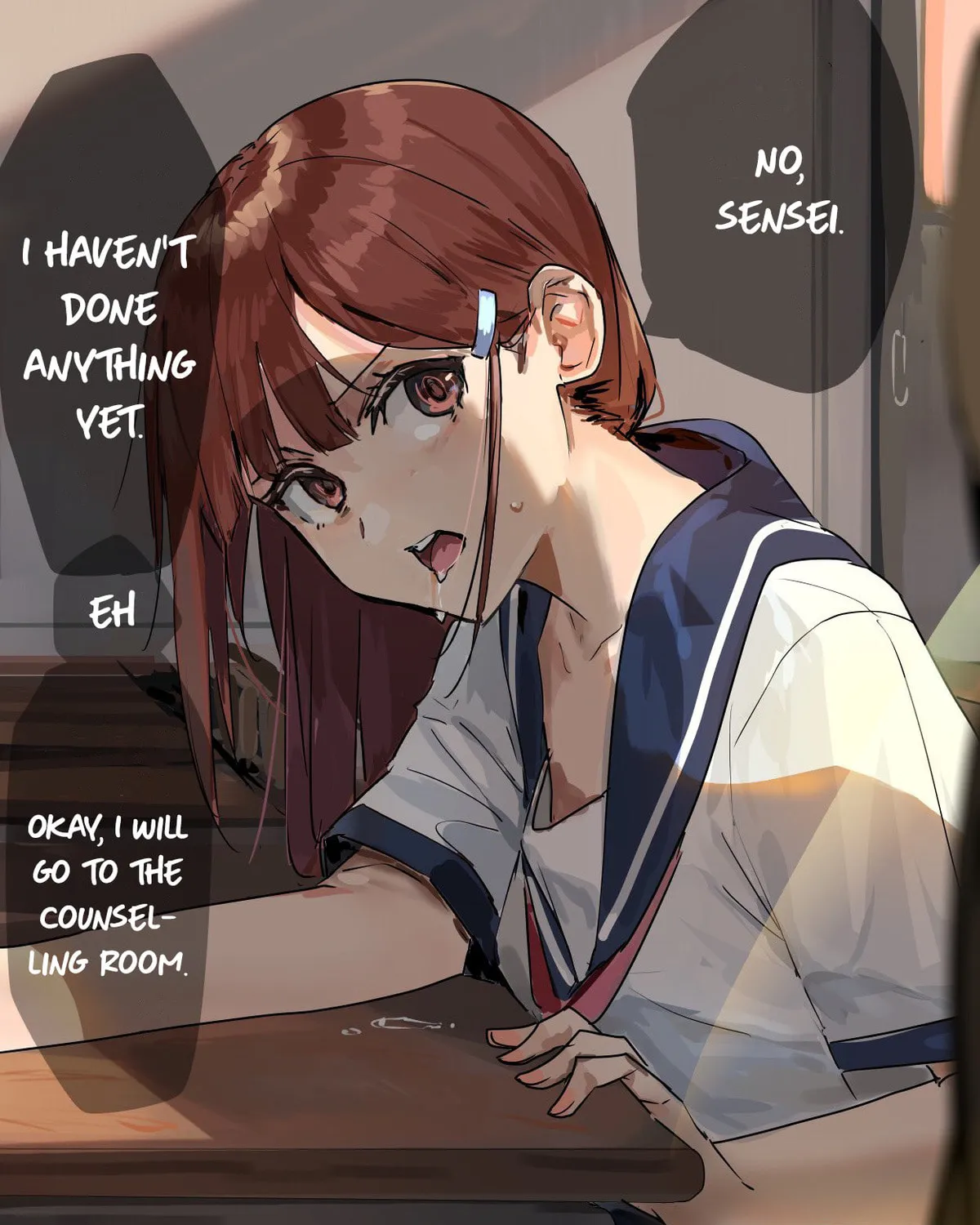 Kokugo ga Nigate na Iincho (Colored) Chapter 2 page 1 - 