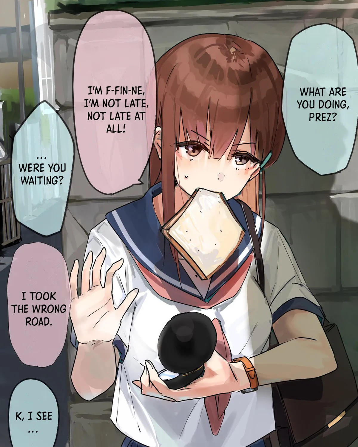 Kokugo ga Nigate na Iincho (Colored) Chapter 3 page 1 - 