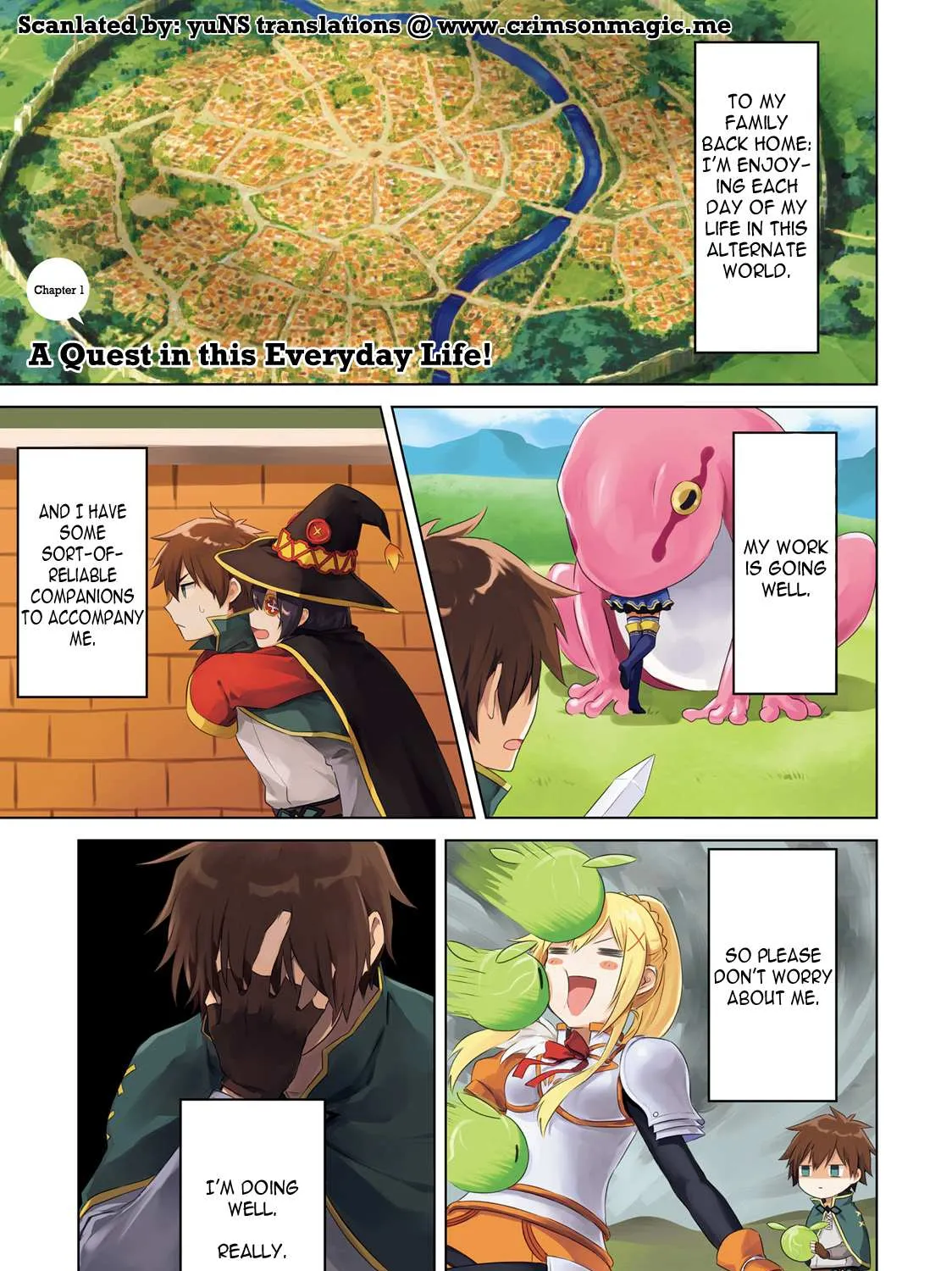 KonoSuba Spinoff: Everyday Life in this Wonderful World! Chapter 1 page 1 - 