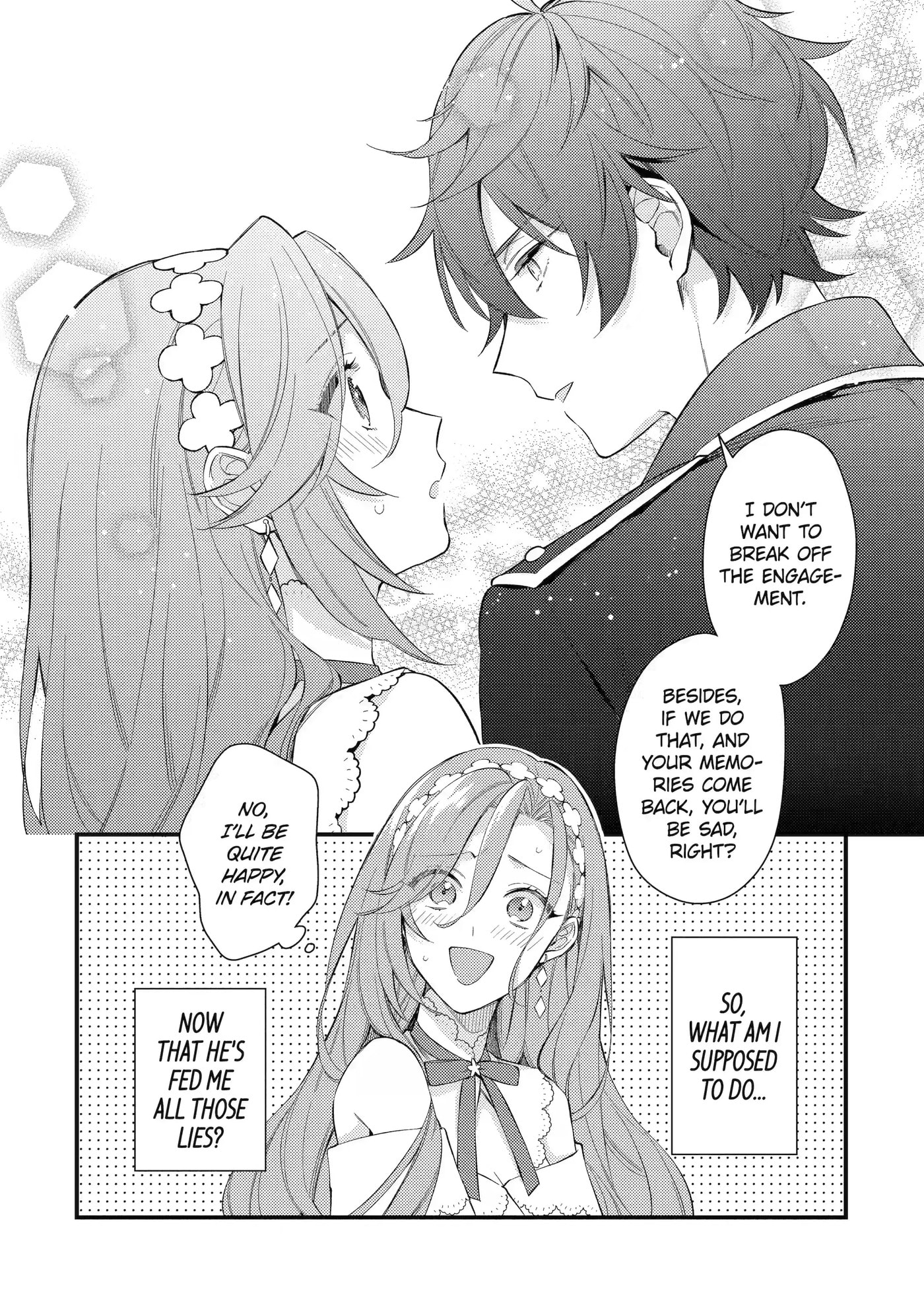 Kon'yaku Haki o Neratte Kioku Soushitsu no Furi o Shitara, Sokkenai Taido datta Kon'yakusha ga 