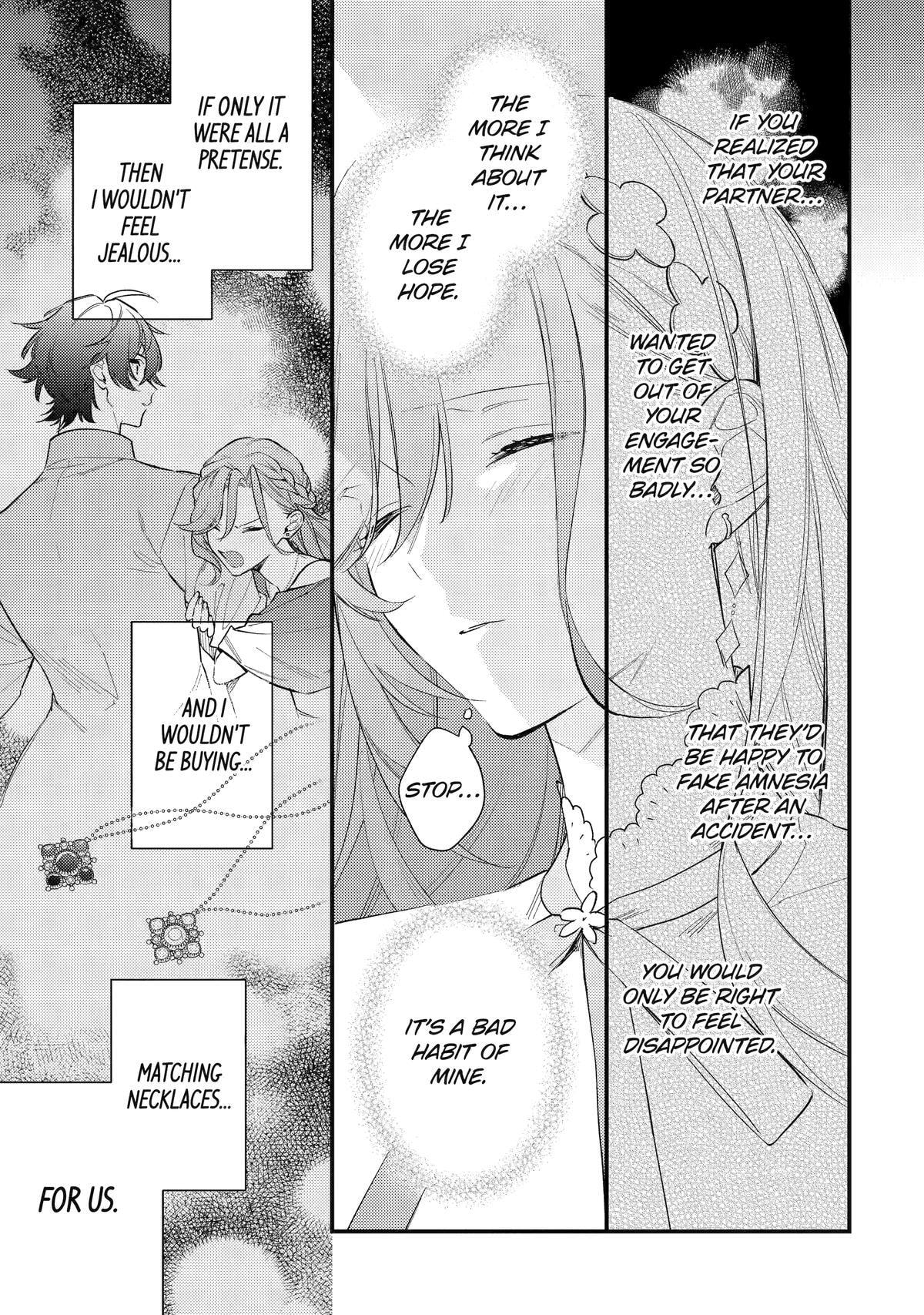 Kon'yaku Haki o Neratte Kioku Soushitsu no Furi o Shitara, Sokkenai Taido datta Kon'yakusha ga 