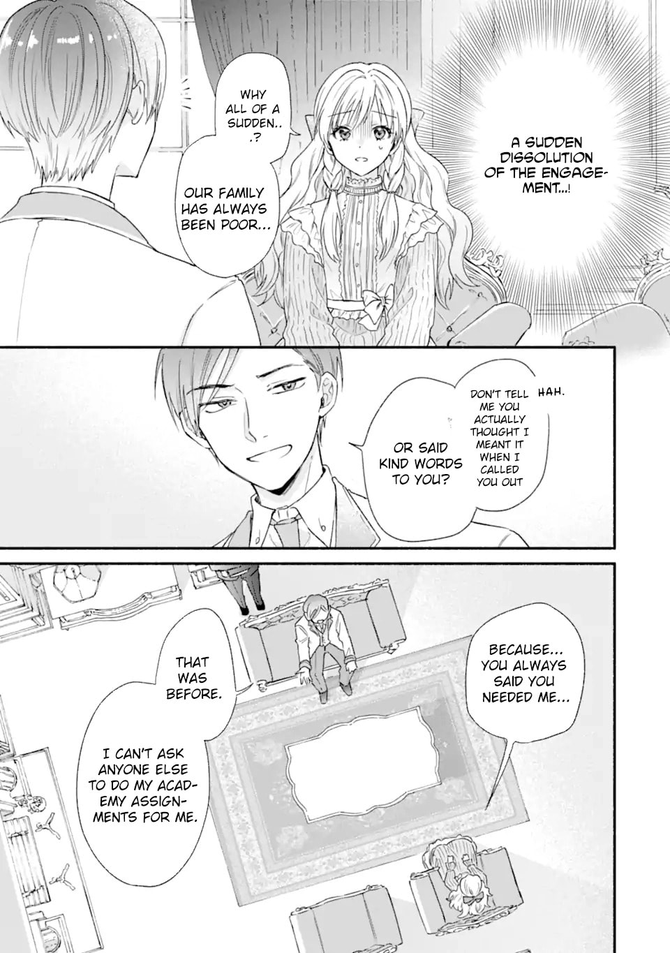 Konyaku Shitara Kimi wa Nan mo Shinakute Ii to Iwaremashita: Tenga no Dekiai wa Wakarinikui! Chapter 1 page 11 - 