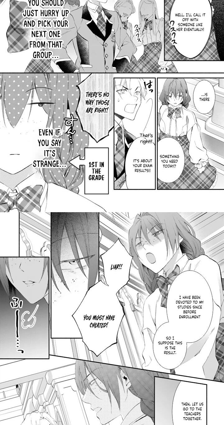 Kon'yakuhakisaretai node Sugao wo Kakushite Zannen Reijou ni Narimasu! E? Haraguro Ouji ni Bareteru toka Kiite nai n dakedo!? Chapter 4 page 11 - 