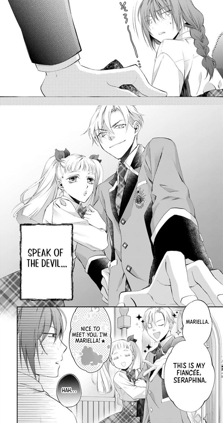 Kon'yakuhakisaretai node Sugao wo Kakushite Zannen Reijou ni Narimasu! E? Haraguro Ouji ni Bareteru toka Kiite nai n dakedo!? Chapter 6 page 3 - 