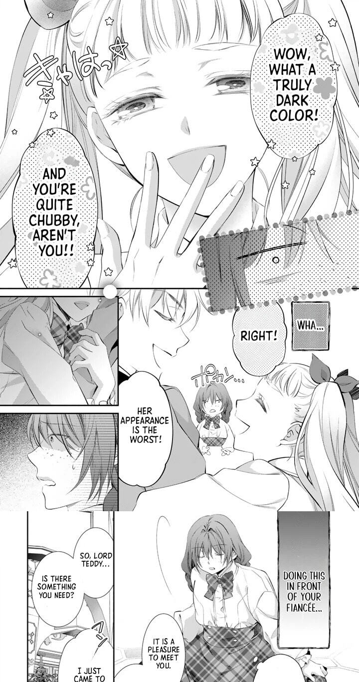 Kon'yakuhakisaretai node Sugao wo Kakushite Zannen Reijou ni Narimasu! E? Haraguro Ouji ni Bareteru toka Kiite nai n dakedo!? Chapter 6 page 4 - 