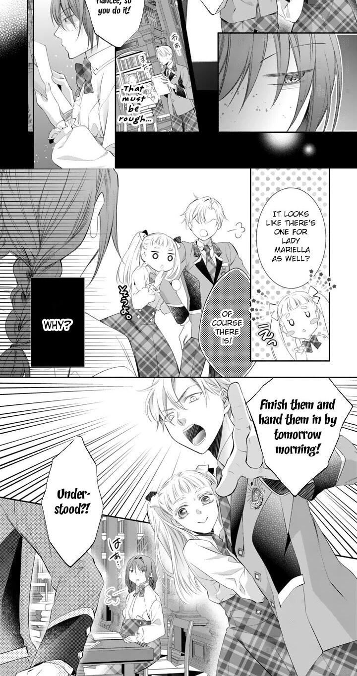 Kon'yakuhakisaretai node Sugao wo Kakushite Zannen Reijou ni Narimasu! E? Haraguro Ouji ni Bareteru toka Kiite nai n dakedo!? Chapter 7 page 12 - 