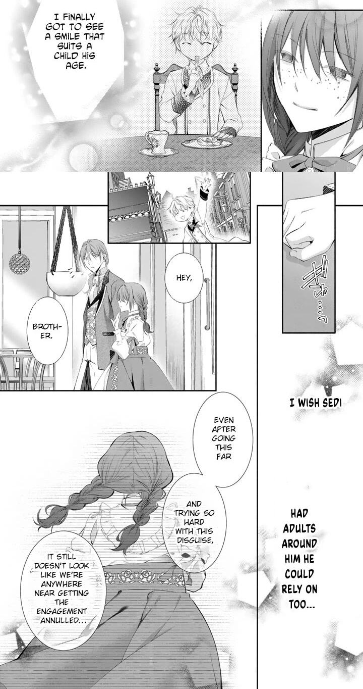 Kon'yakuhakisaretai node Sugao wo Kakushite Zannen Reijou ni Narimasu! E? Haraguro Ouji ni Bareteru toka Kiite nai n dakedo!? Chapter 7 page 9 - 