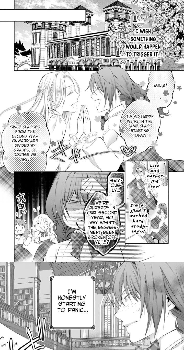 Kon'yakuhakisaretai node Sugao wo Kakushite Zannen Reijou ni Narimasu! E? Haraguro Ouji ni Bareteru toka Kiite nai n dakedo!? Chapter 7 page 10 - 