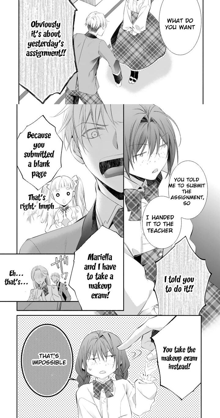 Kon'yakuhakisaretai node Sugao wo Kakushite Zannen Reijou ni Narimasu! E? Haraguro Ouji ni Bareteru toka Kiite nai n dakedo!? Chapter 8 page 3 - 