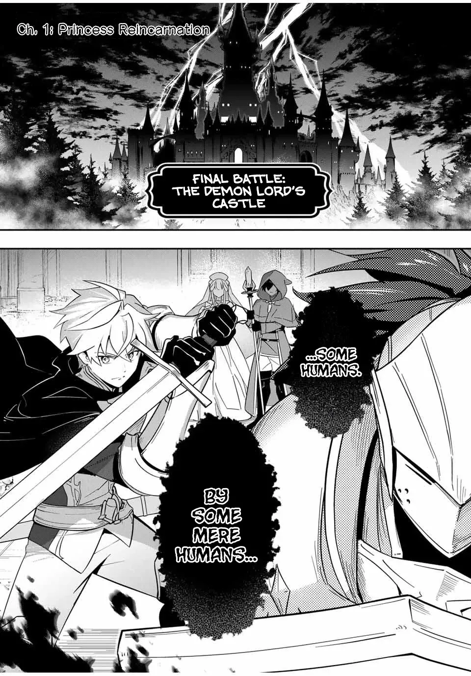 Koujo Tensei: Densetsu no Dai Madoushi (♂), Hime Kishi to Narite Densetsu no Reijou Kishidan o Tsukuri Musou Suru Chapter 1 page 2 - 
