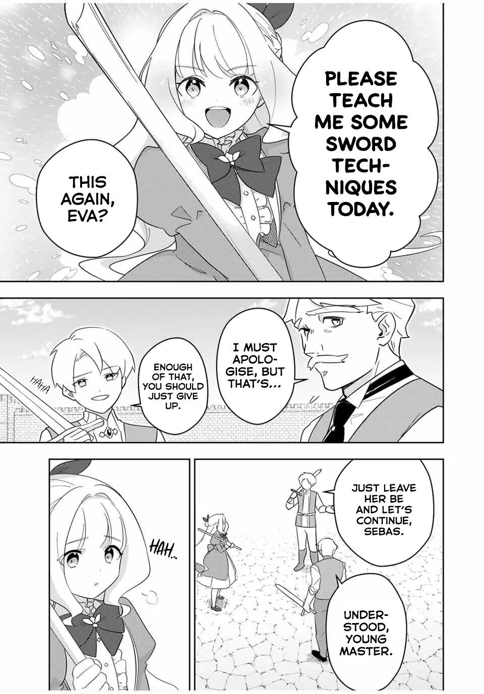 Koujo Tensei: Densetsu no Dai Madoushi (♂), Hime Kishi to Narite Densetsu no Reijou Kishidan o Tsukuri Musou Suru Chapter 1 page 34 - 