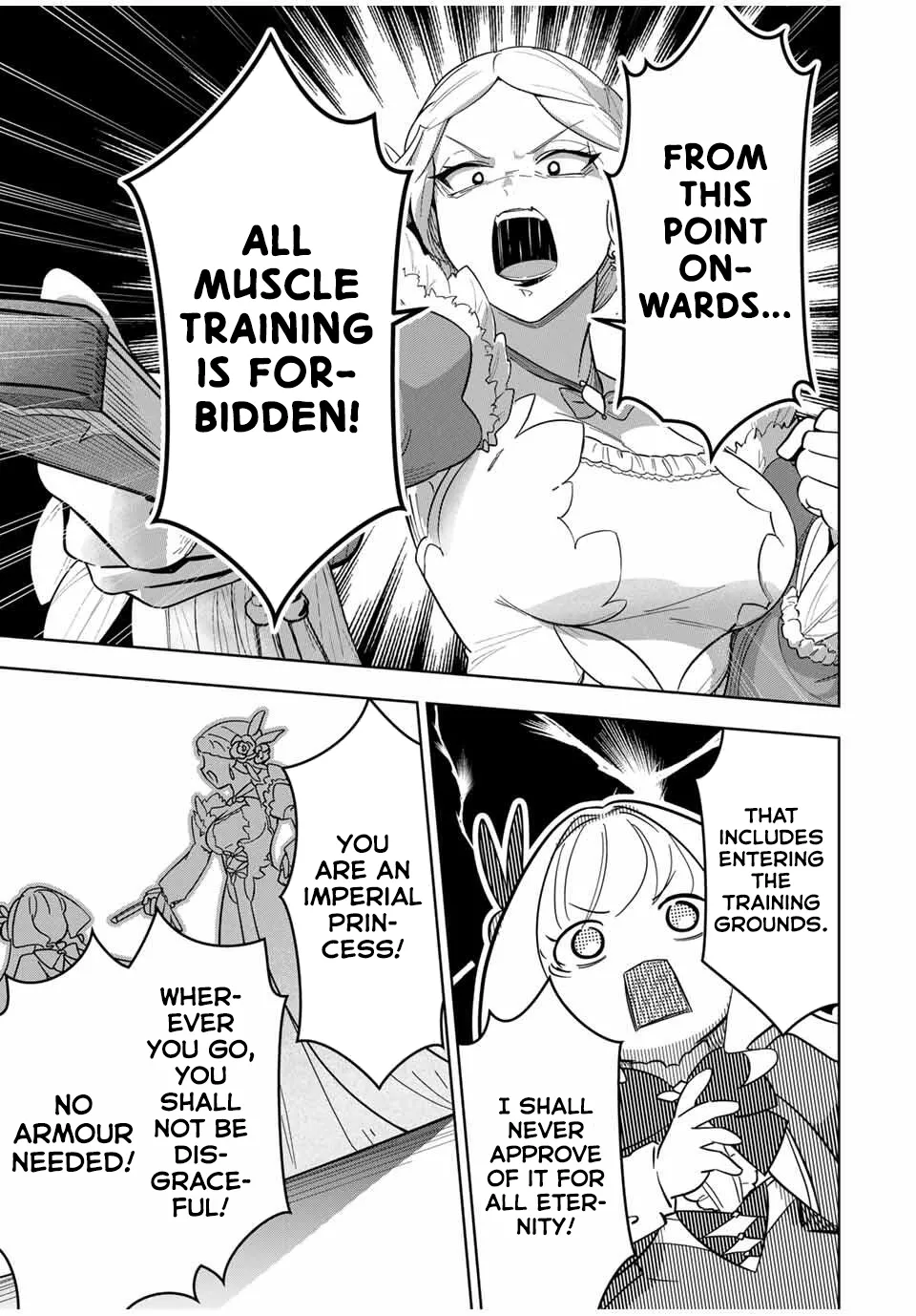 Koujo Tensei: Densetsu no Dai Madoushi (♂), Hime Kishi to Narite Densetsu no Reijou Kishidan o Tsukuri Musou Suru Chapter 1 page 42 - 