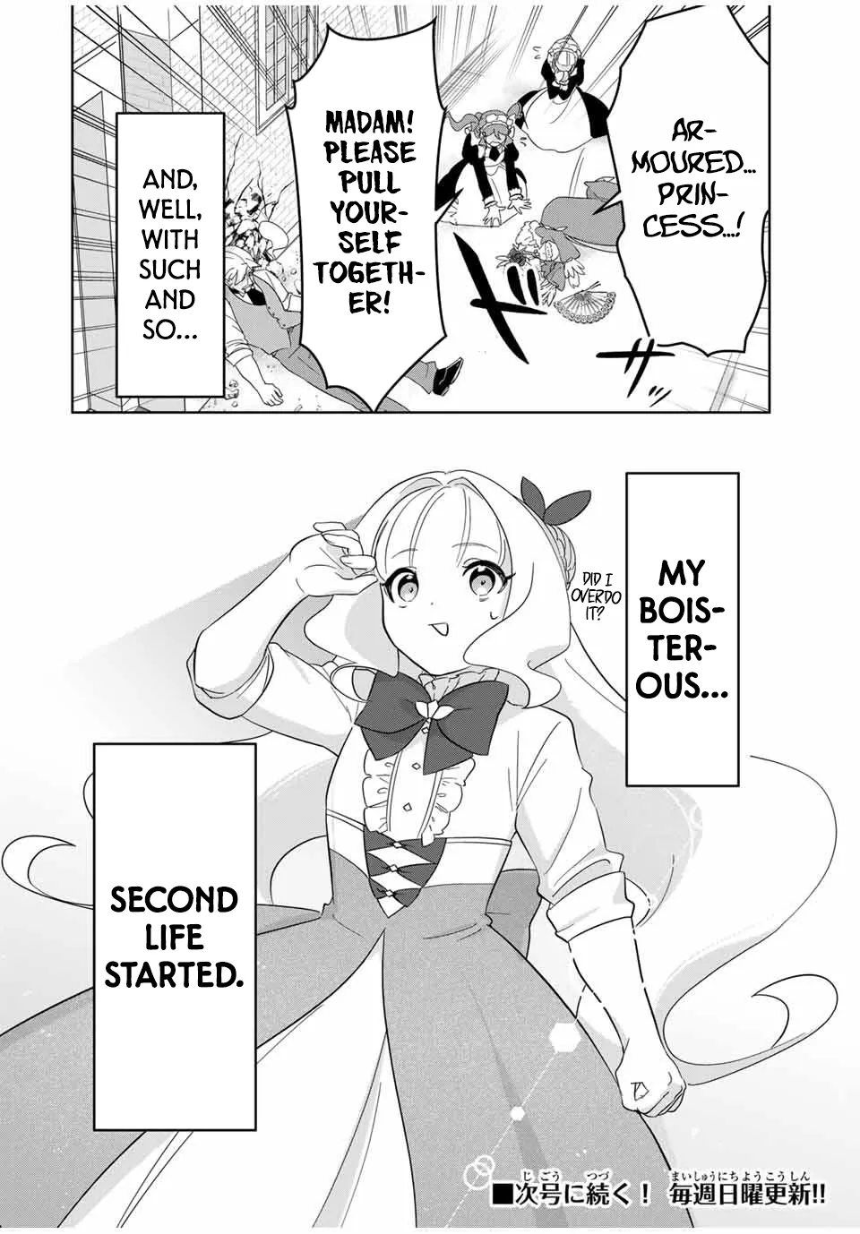 Koujo Tensei: Densetsu no Dai Madoushi (♂), Hime Kishi to Narite Densetsu no Reijou Kishidan o Tsukuri Musou Suru Chapter 1 page 55 - 