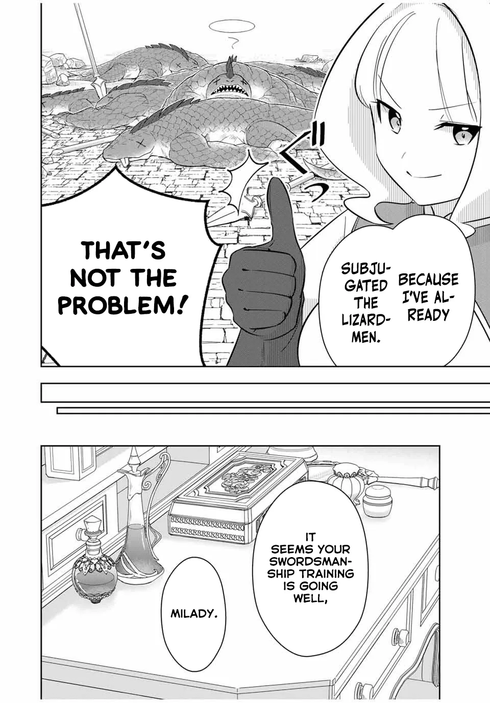 Koujo Tensei: Densetsu no Dai Madoushi (♂), Hime Kishi to Narite Densetsu no Reijou Kishidan o Tsukuri Musou Suru Chapter 2 page 13 - 