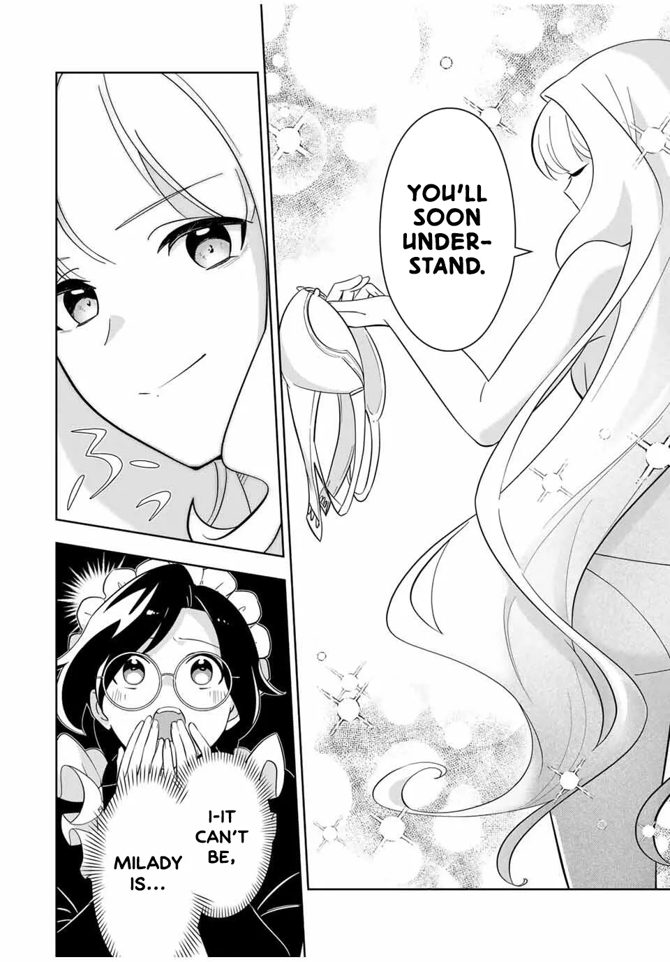 Koujo Tensei: Densetsu no Dai Madoushi (♂), Hime Kishi to Narite Densetsu no Reijou Kishidan o Tsukuri Musou Suru Chapter 2 page 17 - 