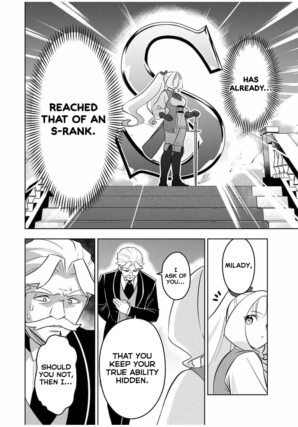 Koujo Tensei: Densetsu no Dai Madoushi (♂), Hime Kishi to Narite Densetsu no Reijou Kishidan o Tsukuri Musou Suru Chapter 2 page 7 - 