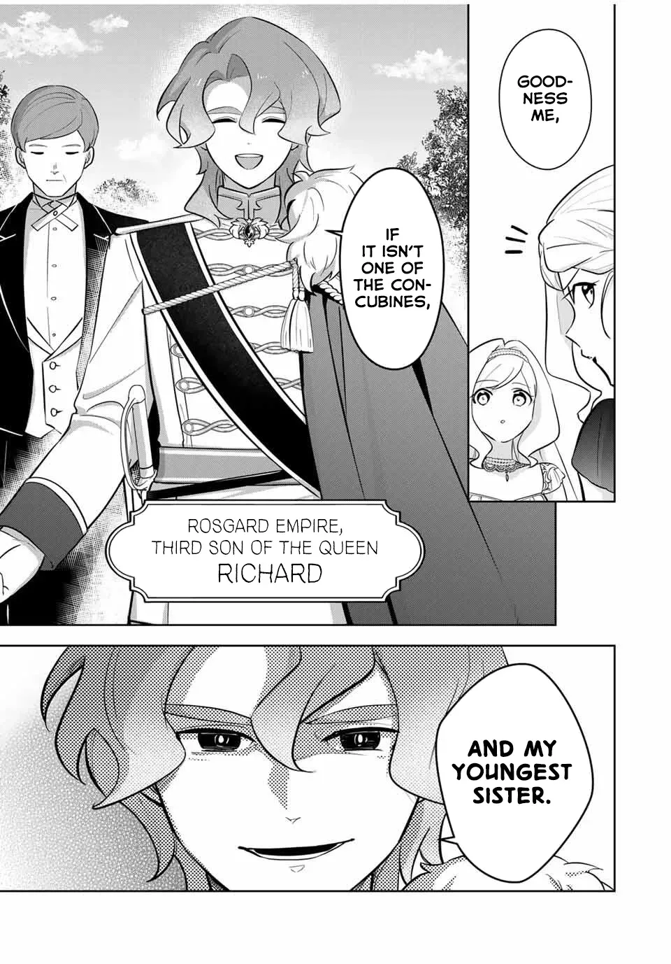 Koujo Tensei: Densetsu no Dai Madoushi (♂), Hime Kishi to Narite Densetsu no Reijou Kishidan o Tsukuri Musou Suru Chapter 3 page 15 - 