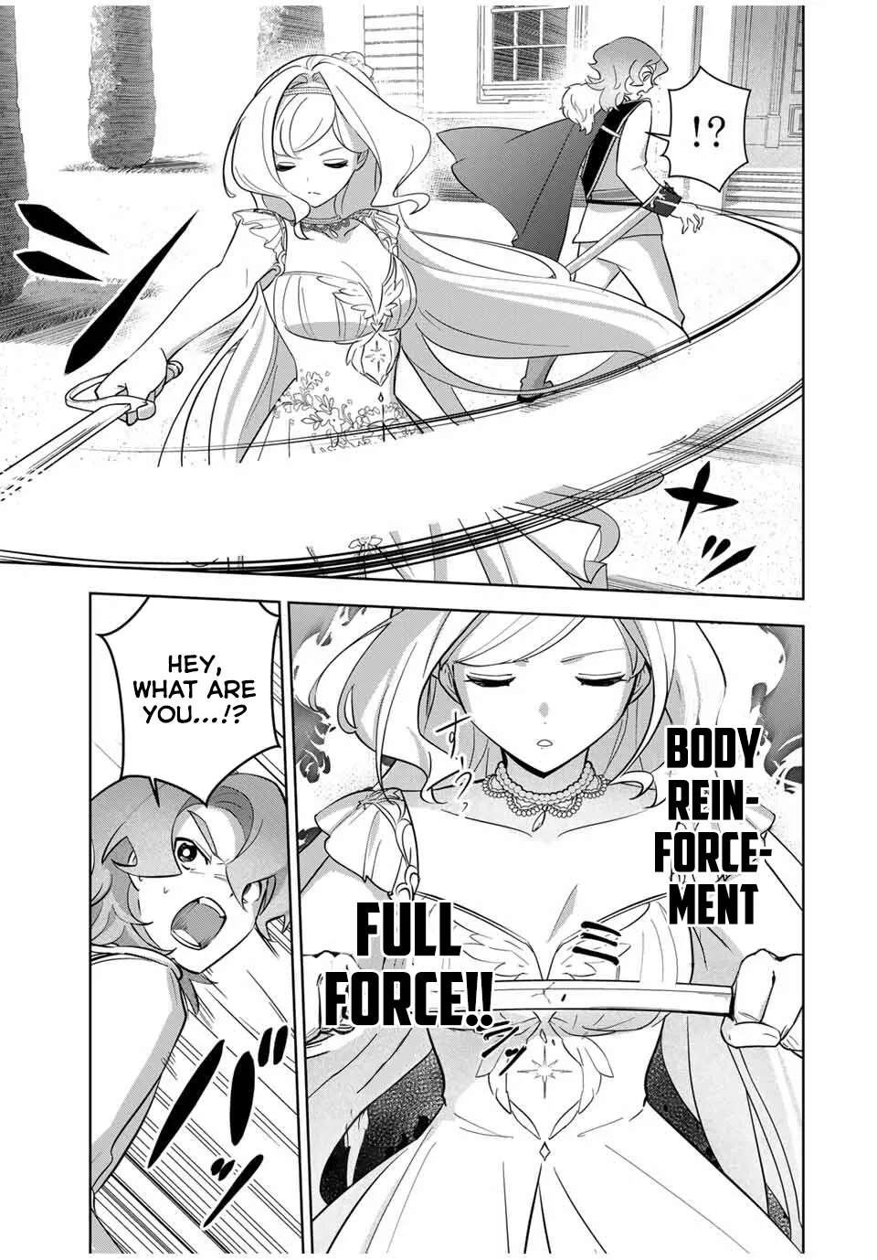 Koujo Tensei: Densetsu no Dai Madoushi (♂), Hime Kishi to Narite Densetsu no Reijou Kishidan o Tsukuri Musou Suru Chapter 3 page 23 - 
