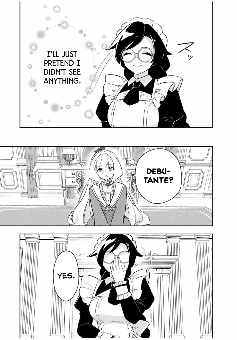 Koujo Tensei: Densetsu no Dai Madoushi (♂), Hime Kishi to Narite Densetsu no Reijou Kishidan o Tsukuri Musou Suru Chapter 3 page 8 - 