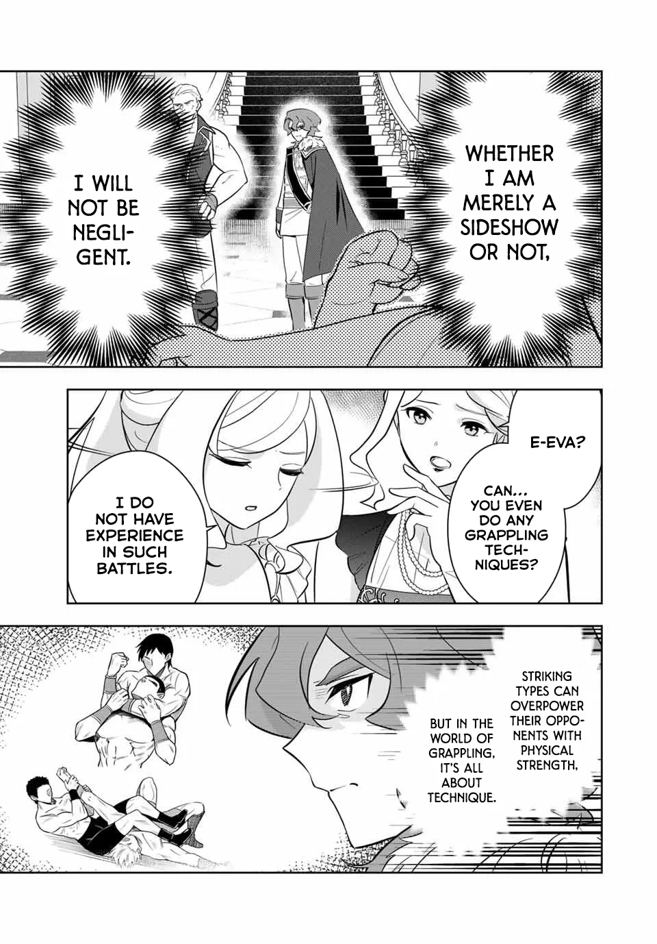 Koujo Tensei: Densetsu no Dai Madoushi (♂), Hime Kishi to Narite Densetsu no Reijou Kishidan o Tsukuri Musou Suru Chapter 4 page 13 - 